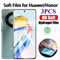 3pcs Hydrogel Film For Huawei Honor 90/70/50/Honor X9d/X9b smart Honor 200 pro Screen Film for Huawei P60 Full Cover Soft Screen Protector Honor 400 pro