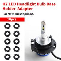 10PCS H7 LED Headlight Bulb Base Holder Adapter For Hyundai Mistra New Tucson Elantra/Tucson KIA Carnival K3 K6 Mistra/LAVIDA