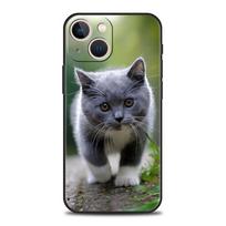 Applicable To IPhone16 Mobile Phone Case New Cute Animal Cute Pet Cat Mobile Phone Case Cat Phone Ca 16plus black
