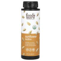 Foods Alive, Organic Sunflower Lecithin, 8 fl oz (236 ml)