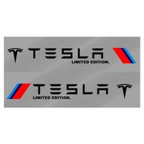 CQEPN1 Automobilio kėbulo dekoravimo lipdukai Durų personalizuoti sportiški lipdukai Tesla Model 3 X S 2016-2020 Model Y Logotipo lipdukai TM3 TMX Lipdukas juoda
