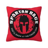 Spartan Race Sparta Spirit Cushion Covers Soft Nordic Throw Pillow Case for Sofa Home Decor 30x30cm 12x12in