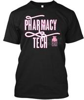 Pharmacy Technician Pharm Tech Gift T-Shirt Made in the USA Size S to 5XL S