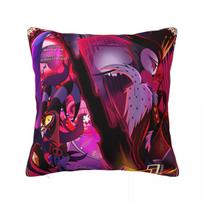 Stolas X Blitz Pillow Cover Helluva Boss Morden Pillow Case For Sofa Home Decoration Cushion Cover Polyester Graphic Pillowcases Peach skin 18*18(CM)-1Pcs