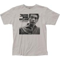 Bob Dylan Times They Are A Changin Mens T-shirt Rock and Roll Music Band Silver S