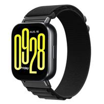 22 mm Alpine Loop dirželis Redmi Watch 5 Lite laikrodžiui Nailoninis sportinis kvėpuojantis apyrankės dirželis Redmi Watch 5 Active aksesuarams Redmi Watch 5 Lite juoda