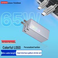 Lenovo 65W GaN Dual-Port USB-C PD Fast Charger