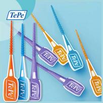 EasyPick Silicone Interdental Brush (36 Pieces) (3 Packs 1 Set) [36-pack] XS/S Orange
