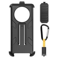 Ulefone Armor X31 / X31 Pro dėklas su klipsu ir karabinu Mobiliojo telefono dėklai juoda