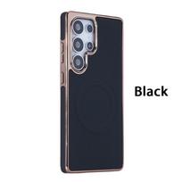 Magnetic Wireless Charging Case for Samsung S25/S24/S23/S22 Mesh Design Full Body Protection Opp Bag&For Samsung S24 ultra juoda