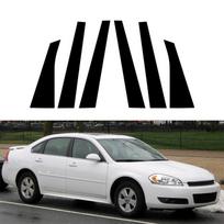 For Chevrolet Impala 2006 2007 2008 2009 2010 2011 2012 2013 Polished Pillar Posts Car Window Trim Cover BC Column Stickers
