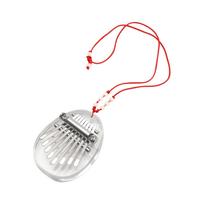 Mini pianinas nykščiu, 8 klavišų mini Kalimba pianinas, nešiojamasis kalimba muzikinis pianinas su dirželiais, Kalėdų padėkos dovanos šeimai žalia