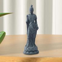 Guan Yin statulėlė Moteriško Budos skulptūros ornamentas Kuanyin figūrėlė stalui