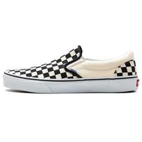 Vans Slip on Wear resistant And Lightweight Low top Skateboard Shoes Unisex Black White Vans VN000EYEBWW(S-BOX) 36