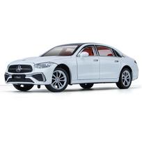 1/24 BENZ C260 C klasės lydinio automobilis Diecasts & Žaislinės transporto priemonės Automobilio modelis Garsas ir šviesa Atitraukiamas automobilis Žaislai Dovanos
