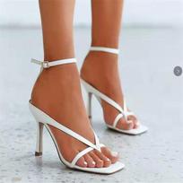 Fashion Summer Women's High Heels Sexy Square Head High Heel Sandals Fashion Thin High Heels Dress Shoes for Women Heels Banquet Sandals 35