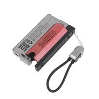 21700 Power Bank dėklas Pd 20W greitas įkrovimas Nuimamas „Pasidaryk pats“ baterijos dėklas Įmontuotas laidas Baterijos dėžutė raudona