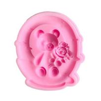 Cartoon Moon Bear Silicone Mold Food Grade Easy Release DIY Candy Chocolate Fondant Polymer Clay Gum Paste Mold Kitchen Gadget A