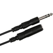 Hosa HPE-310 6.3mm TRS-Female to 6.3mm TRS-Male Cable 3m