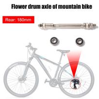 140mm 180mm Mountain Bike Front Rear Wheel Hub Axle with 2 Bearings MTB Bicycle Spindle Shift Shaft Lever Cycling Accessories Rear Wheel