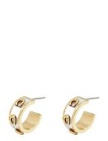 Coach Accessories - Enamel Pegged C Hoop - Auskarai - Aukso