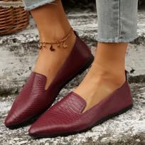 2025Women Shoes Spring New Women's Flats Sexy Pointed Slip-on Flats Comfort Soft Solid Pumps Versatile Office Lady Shoes 35