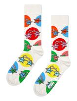 Happy Socks - Elton John Glasses Sock - Įprastos kojinės - Balta