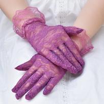 Sexy Lace Lace Gloves Summer Bridal Gloves Driving An Electric Bike Riding A Bike Shading and Sun Protection Short Style Gloves