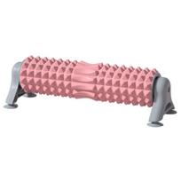 Non-Slip Suction Cup Foam Roller Stable Large Load Bearing Muscle Relaxation Roller Easy To Use with Stand rožinė