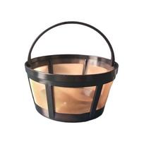 Universal Round Coffee Machine Filter 10 12 Cup Capacity User friendly Plastic Nonrust Steel Design Quick Brews Solution 1
