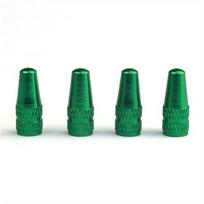 8pcs Aluminum Alloy Bicycle Tire Presta Valve Cap MTB Road Bike Covered Protector Road MTB Tyre Dustproof Bike Presta Valve Green