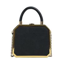 Foreign style bag women's new fashionable texture handbag crossbody shoulder dinner bag versatile box bag