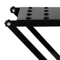 Non-Slip Ladder Work Platform Heavy Duty Folding Ladder Extension Tools Adjustable Anti-Slip Tool Tray Extension Ladder Black