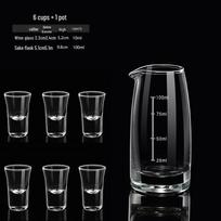 Qīwēi Glass Spirit Decanter and Dispenser