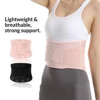 Lightweight Waist Belt Spine Curve Fit Pad Strong Support Brace for Lumbar Protection Gym Running Weightlifting Training M juoda