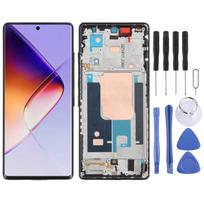 Skirta Infinix Note 40 Pro 4G X6850 AMOLED Originalus LCD Ekranas Su Jutikliniu Sluoksniu Pilnas Surinkimas Su Rėmeliu Infinix&For Infinix Note 40 Pro 4G juoda