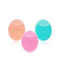 3Pcs Silicone Oval Face Wash Brushes Face Cleansing Brush Mini Massager Waterproof Facial Soft Deep Pore Cleanser Tool