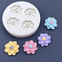Gėlė Ramunė Silikoninė Sugarcraft Forma Dervos Įrankiai Keksiukų Kepimo Forma Fondanto Įrankiai One Size