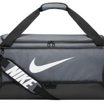 Nike Brasilia 9.5 Training Duffel Medium 60L Bag Iron Grey/Black/White Casual DH7710-068