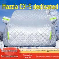 Mazda CX-5 visureigio automobilio uždangalas 2025: Apsauga nuo saulės, lietaus, sniego, šalčio ir krušos su šilumos izoliacija. Thickened Hail Protection All-Season Cover white