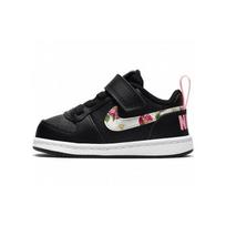 Nike Court Borough Low Vintage Floral Black Pink TD BQ7033-001 23.5