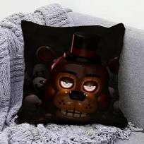 Fnaf 2 Five-Nights-At-Freddys Fnaf Pillow Covers, Home Sofa Cushion Covers And Aecorative Custom Peach skin 18*18(CM)-1Pcs