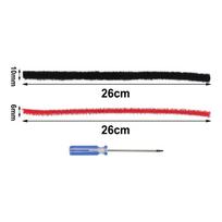 For Dyson V11 - V15 Plush Strips With Screwdriver High Resistance 26cm Long 2pcs Performance Replaced Plush Strips China Mainland