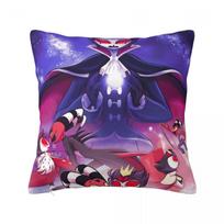 Pillow Case Sexy Loona Anime Square Pillow Cover Helluva Boss Retro Trendy Cushion Cover Pillowcases For Sofa Bedroom Home Decor Peach skin 18*18(CM)-1Pcs