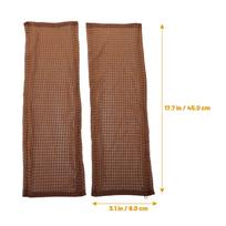 2Pcs Thickened Polyester Chair Handle Covers Armrest Pads for Desk Office Gaming Chairs Arm Cover Protectors Removable ruda