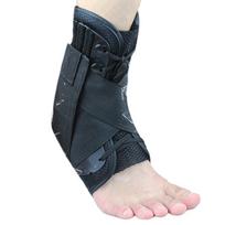 Ankle Brace Support Stabilizer Sports Football Compression Adjustable Lace Up Ankle Socks Protector Orthosis Small Size