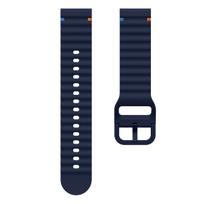 Silicone Watch Strap Compatible with Garmin Venu 2 3 Forerunner 255 265 965 Lightweight Wristband for Garmin Venu 3 2 22mm Band Venu 2 vidurnakčio mėlyna spalva