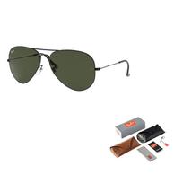 RayBan Aviator Metaliniai Stilingi Alloy Aviator Akiniai nuo Saulės Unisex 62 juoda