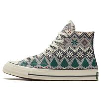 Converse Chuck 70 1970s Christmas Tree Ethnic Print High Top Espadrilles Unisex Grey Green 36