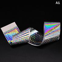 4X50CM Reflective Film Holographic Fish Scale Transfer Foil DIY Laser Decal for Nail Car Mirror Shoes Phone Case Decoration A1